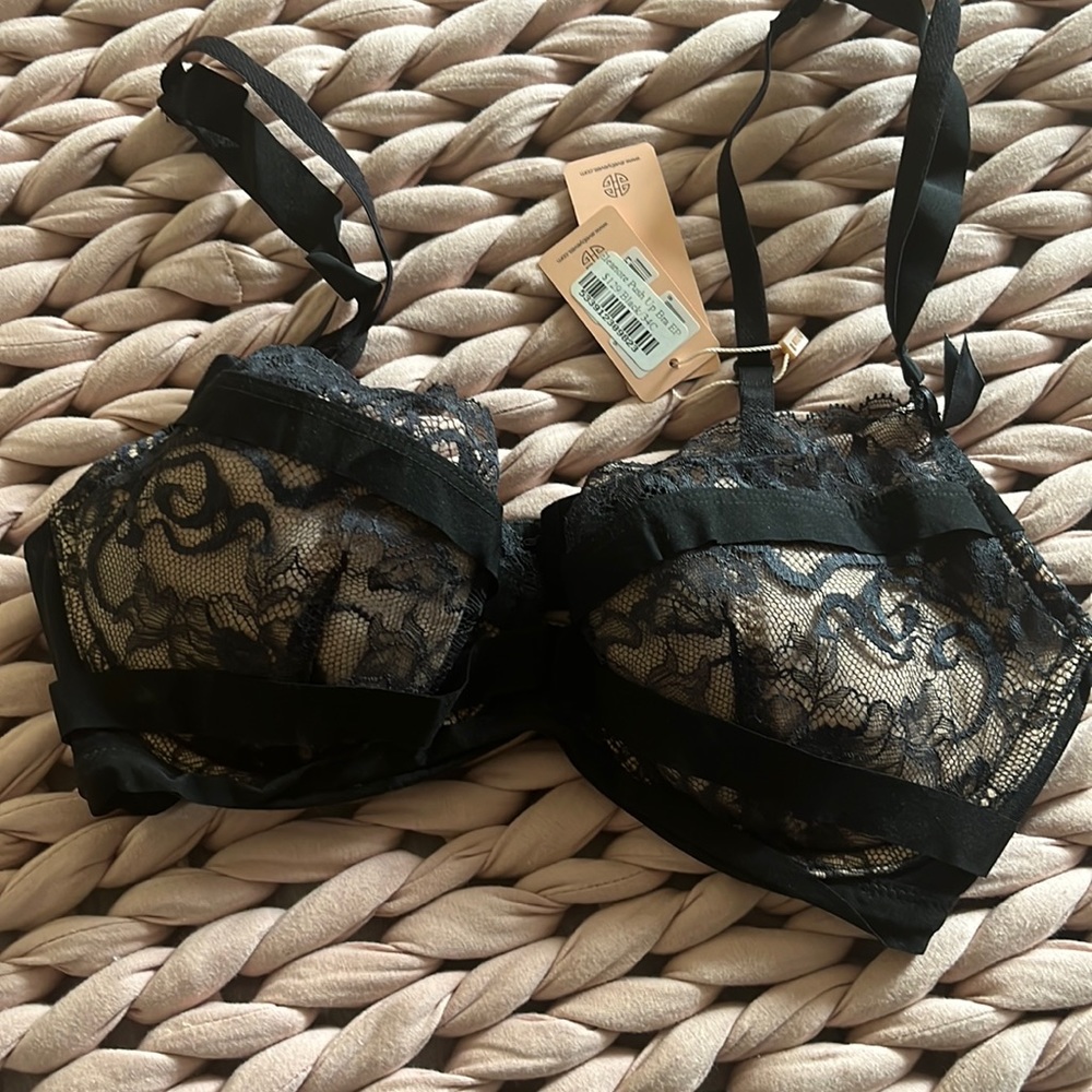 Lace push up bra